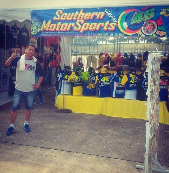 Zakaria ketika terlibat dalam acara permotoran secara lapangan di Johor yang berlangsung baru-baru ini.