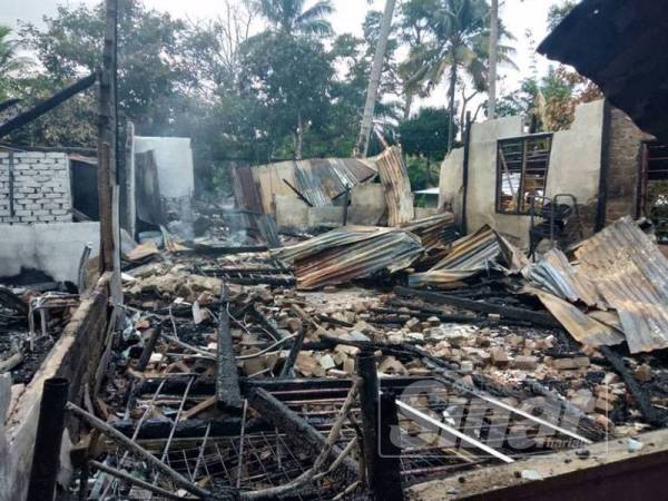 Kebakaran membabitkan kemusnahan 100 peratus dan kerugian yang dianggarkan melebihi RM50,000.