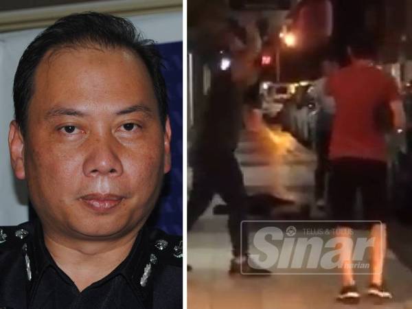 Dari kiri:Ahmad Dzaffir. Rakaman kes merusuh di sebuah pusat hiburan di Cheras Selatan tular di laman sosial.