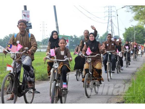 Antara pengayuh dari Malaysia yang menyertai program tersebut.
