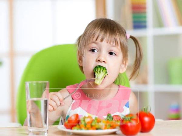 Ajar anak makan sayur ketika mereka kecil lagi.