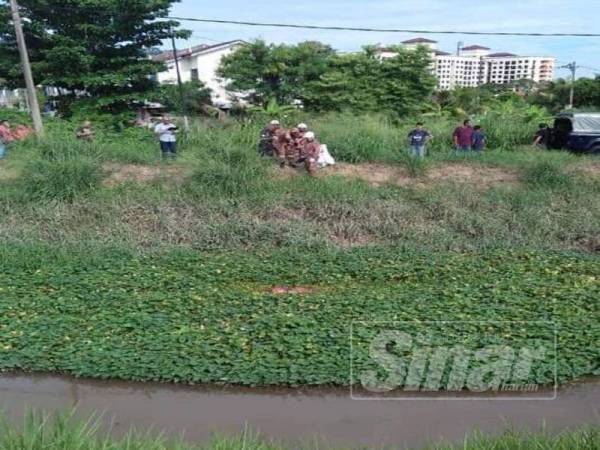 Mayat Chong Meng yang ditemui berhampiran sungai di Sungai Putat.