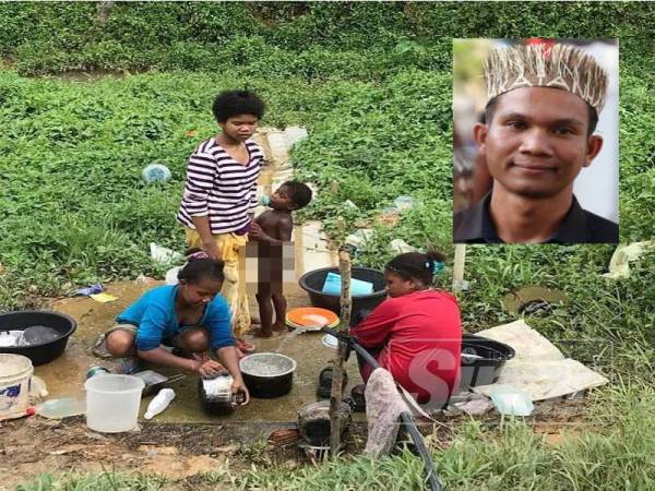 Orang asli suku Bateq di Kuala Koh bergantung sepenuhnya kepada sumber alam.Gambar kecil:Nasir Dolah