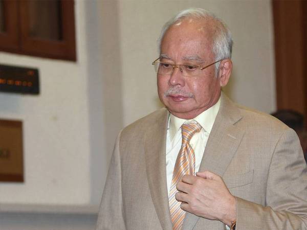 Bekas Perdana Menteri Datuk Seri Najib Tun Razak - Foto Bernama