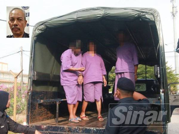 Suspek dibawa ke Mahkamah Port Dickson untuk permohonan reman.