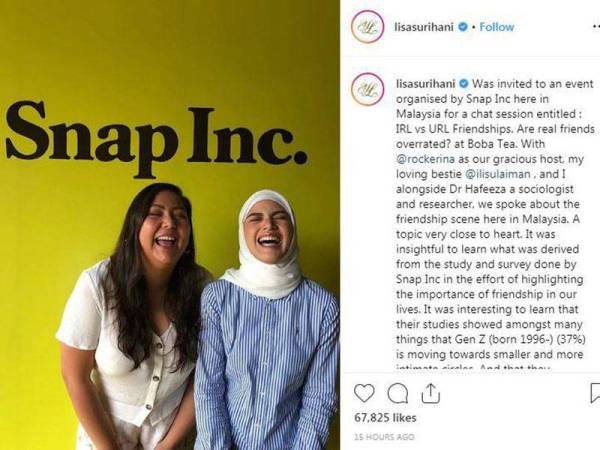 Instagram Lisa Surihani