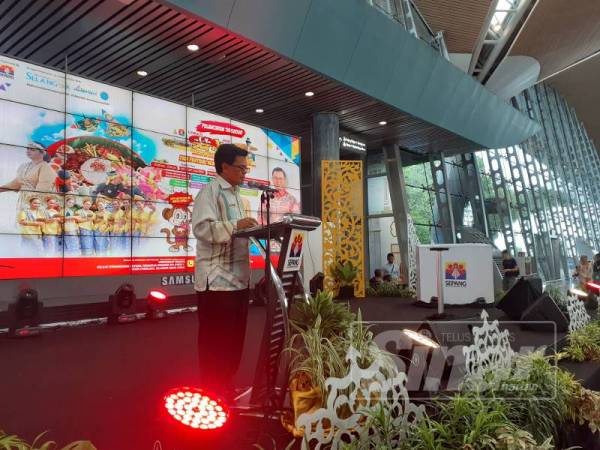 Mohd Fauzi ketika berucap pada Majlis Pelancaran Tahun Melawat Sepang dan Festival Kebudayaan dan Warisan di Lapangan Terbang Antarabangsa Kuala Lumpur(KLIA) di sini.