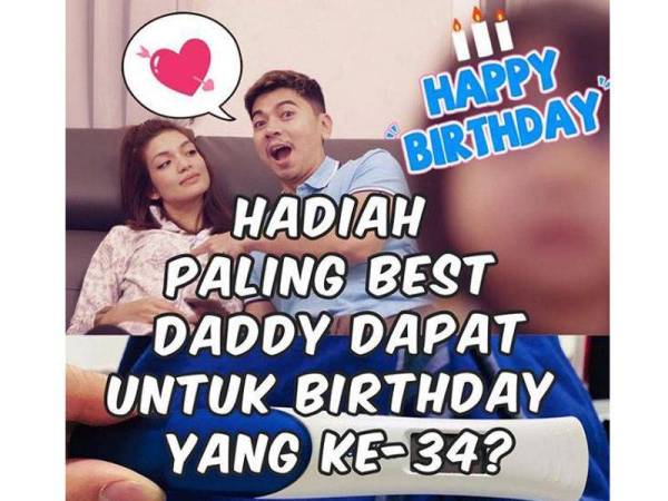 Amar Baharin, isteri dan anak FOTO: Instagram Amar Baharin