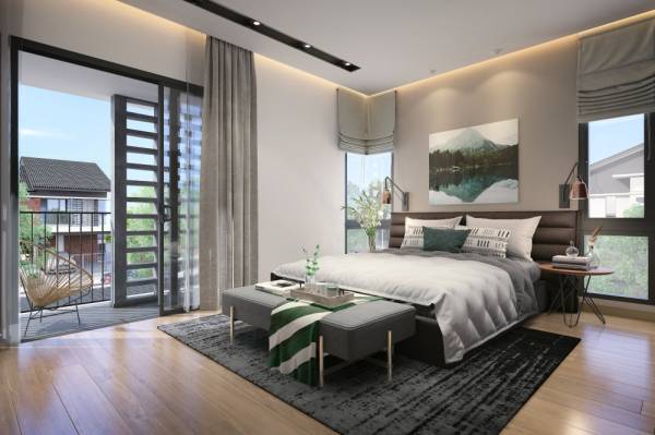 
Bilik tidur yang luas memberi keselesaan.