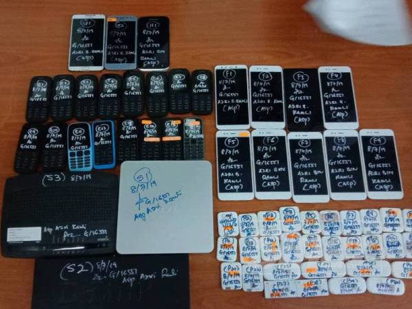 Antara barang yang dirampas. -Foto IPK KL