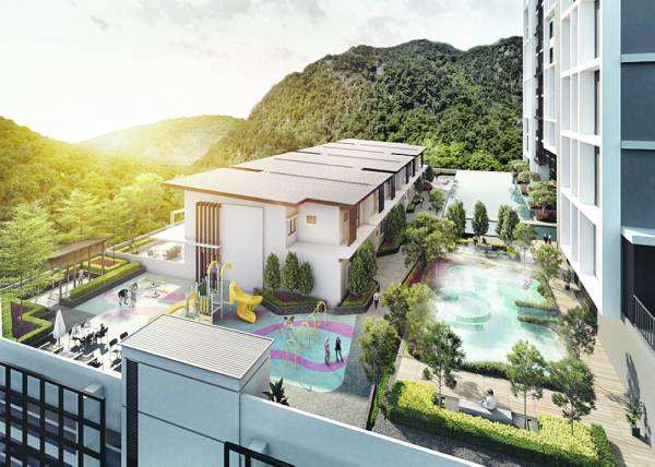 
Podium yang terdapat di Sunway Onsen Suite.