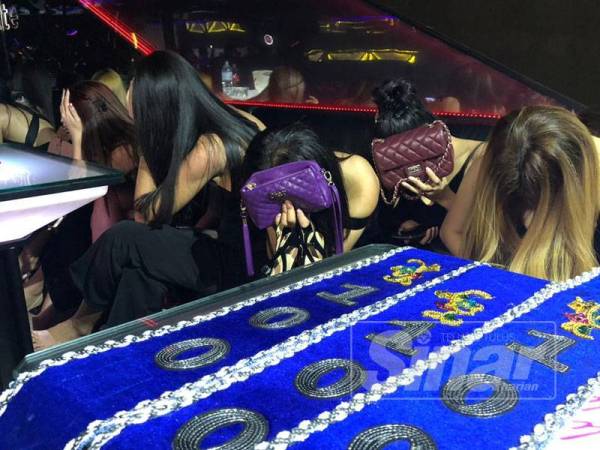 GRO yang ditahan dalam serbuan malam tadi.