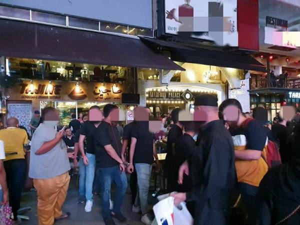 Restoran eksklusif antara lokasi yang diserbu Imigresen -Foto Imigresen