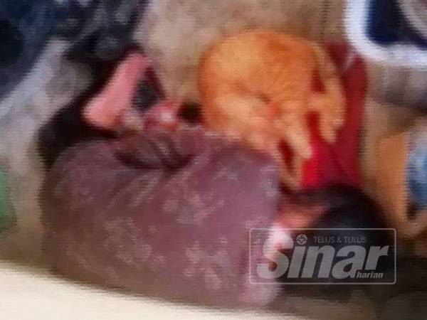 Gambar remaja perempuan OKU yang dipaksa tidur di luar rumah tular sejak semalam.