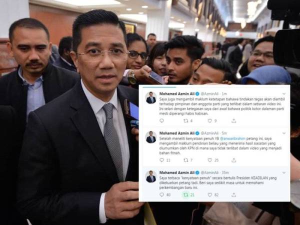 Mohamed Azmin -Foto SHARIFUDIN ABDUL RAHIM