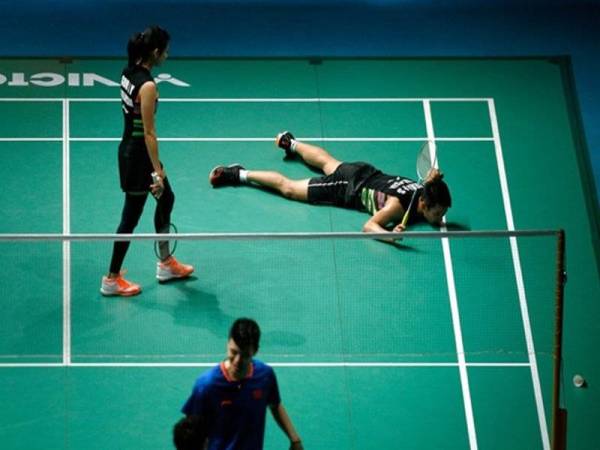 Goh Liu Ying (kiri) dan Chan Peng Soon (kanan).- Foto Bernama 