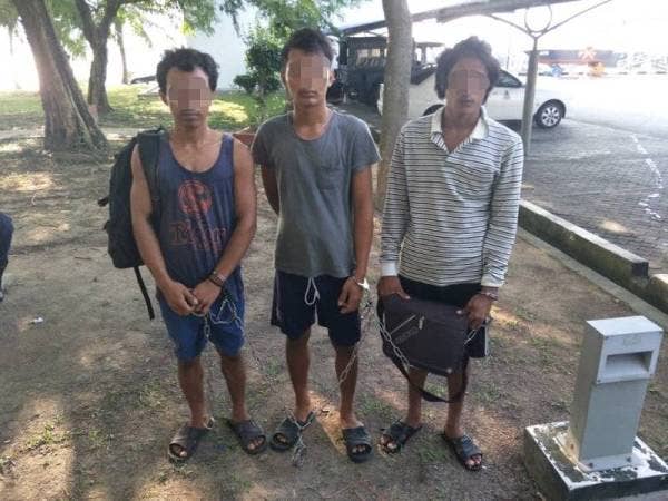 Ketiga-tiga warga Myanmar yang ditahan kini direman untuk siasatan lanjut.
