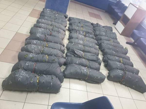 170kg daun ketum dirampas daripada seorang penganggur di Teluk Intan kelmarin.