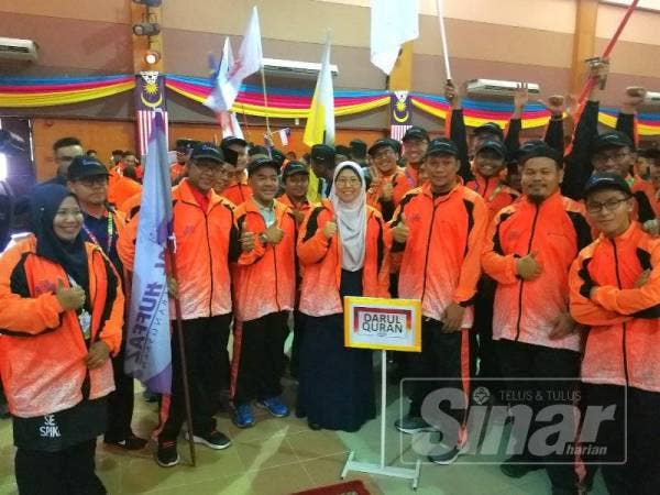 Fuziah bersama 746 peserta dari 10 kontinjen membabitkan maahad tahfiz seluruh negara yang berkolaborasi dengan Darul Quran.