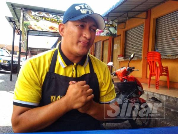 Azim ketika menceritakan pengalaman hidupnya kepada Sinar Harian.