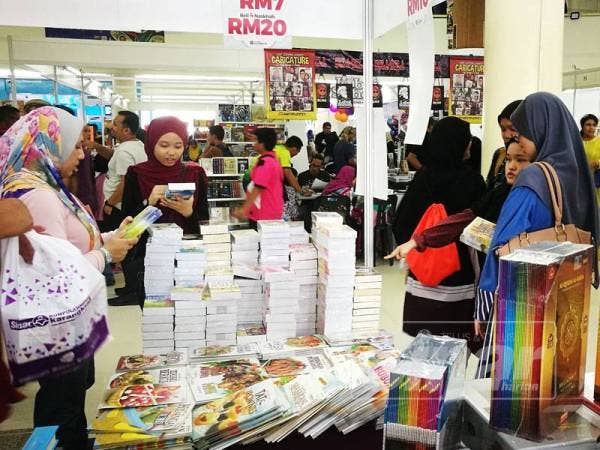 Kemeriahan Pesta Buku Kedah 2019 di Village Mall Sungai Petani.