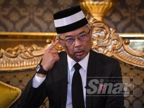 Al-Sultan Abdullah dalam wawancara yang diadakan di Istana Negara pada 10 Julai lalu. - Foto ASRIL ASWANDI SHUKOR