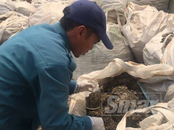 Kakitangan Jabatan Alam Sekitar membuat siasatan bagi mengenal pasti punca kejadian.