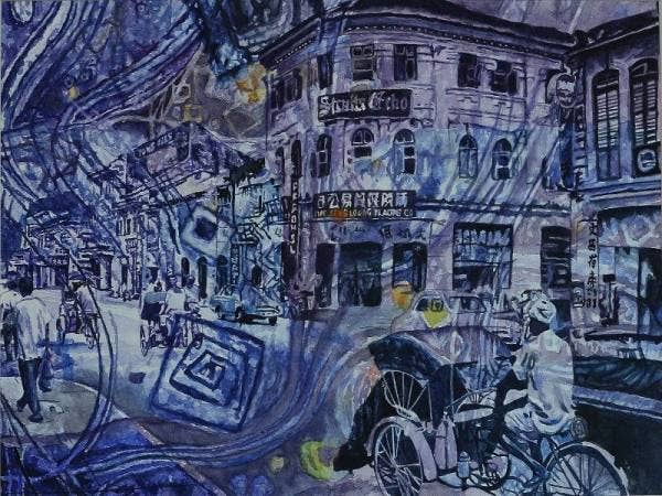 LUKISAN menarik yang turut mendapat anugerah pada pertandingan tahun lepas.