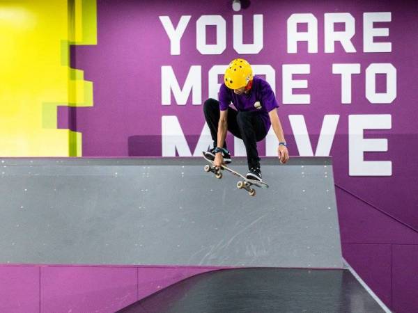 LALUAN mencabar buat pemain skate.