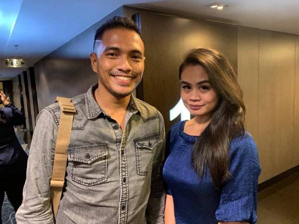 Syazwan bersama kekasihnya.