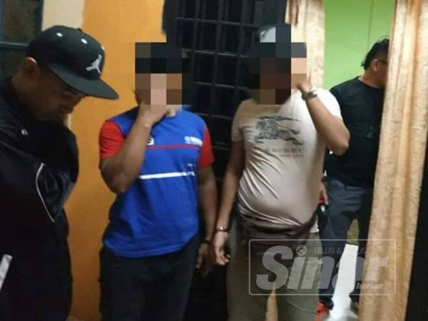 Antara yang ditahan dalam operasi yang dilaksanakan AADK di sekitar daerah Marang.