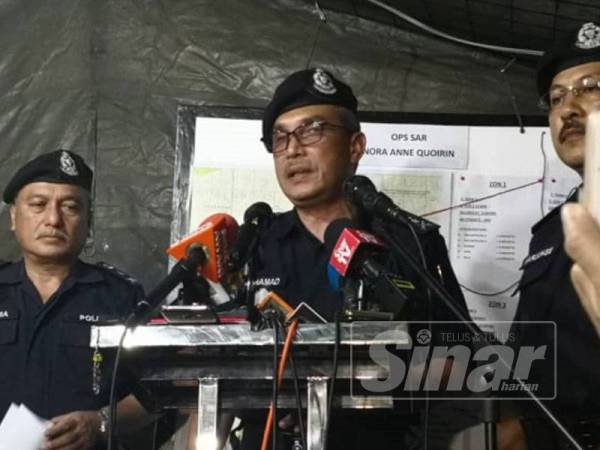 Mohamad ketika mengadakan sidang media di Balai Polis Pantai di sini hari ini.