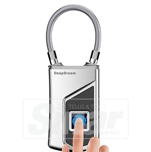 PELBAGAI rekaan mangga kunci pengimbas cap jari dijual dalam pasaran atas talian.