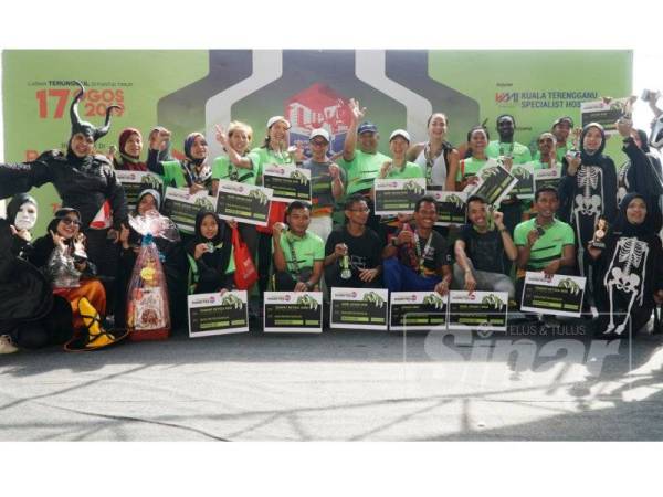 Sebahagian daripada pemenang daripada pelbagai kategori yang dipertandingkan.