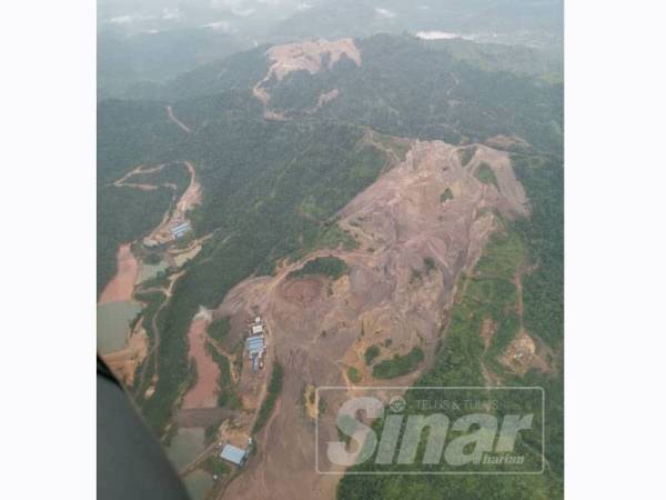 Hutan simpan Sungai Lembing didakwa diterokai secara haram.