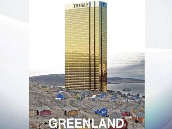 Gambar Trump Tower yang dibina di kawasan perkampungan kecil di pulau terbesar di dunia itu dikongsi Presiden AS terbabit menerusi Twitter.
