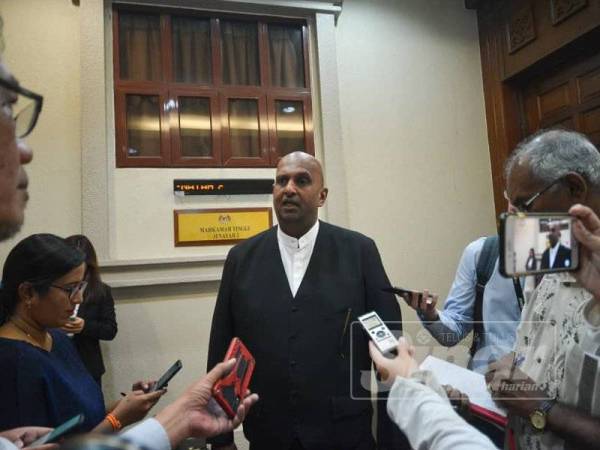 Peguam Datuk N Sivananthan yang mewakili Arul Kanda - Foto SHARIFUDIN ABD RAHIM