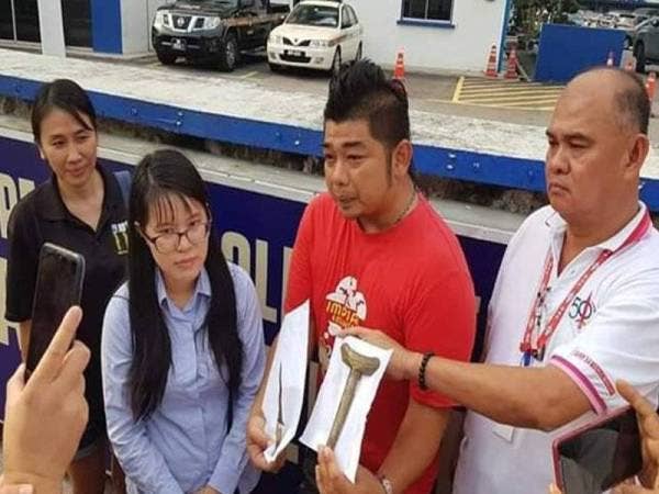 Laporan polis dibuat oleh ahli DAP Balakong berhubung kejadian terbabit.