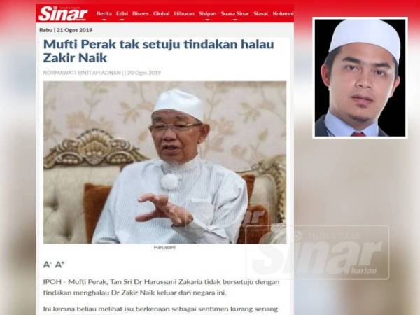 Perak mufti tan sri harussani zakaria