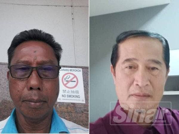 Mat Yasin (kiri), Bustani