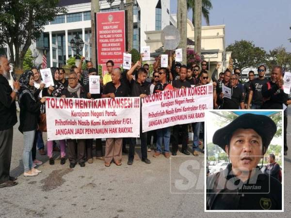 Sebahagian ahli jawatankuasa berkenaan yang hadir pada sidang media tersebut. (Gambar kecil: Mohd Haware)