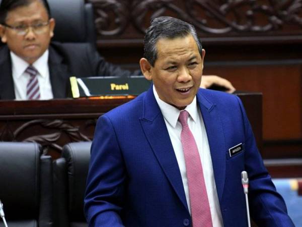 Aminuddin ketika menggulung Rang Undang-undang Perbekalan Tambahan 2019 Persidangan Pertama Penggal Kedua DUN Negeri Sembilan Yang Ke-14 hari ini.- Foto Bernama