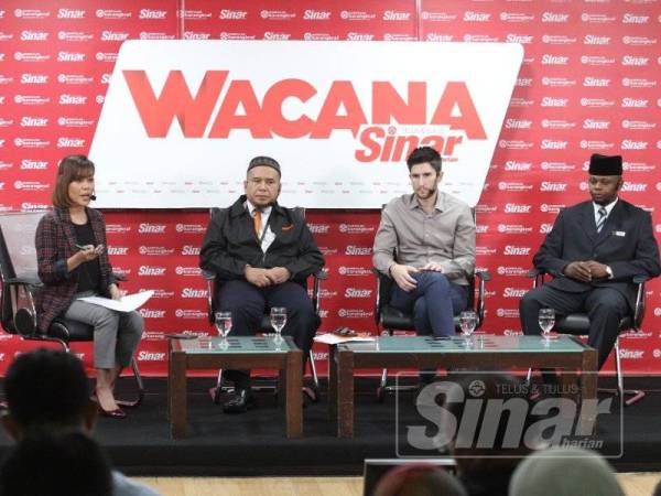 Wacana Sinar ke-122 membincangkan Malaysia Dari Kaca Mata Merdeka yang berlangsung di Dewan Karangkraf Seksyen 15 Shah Alam. Foto: Sinar Harian ASRIL ASWANDI SHUKOR