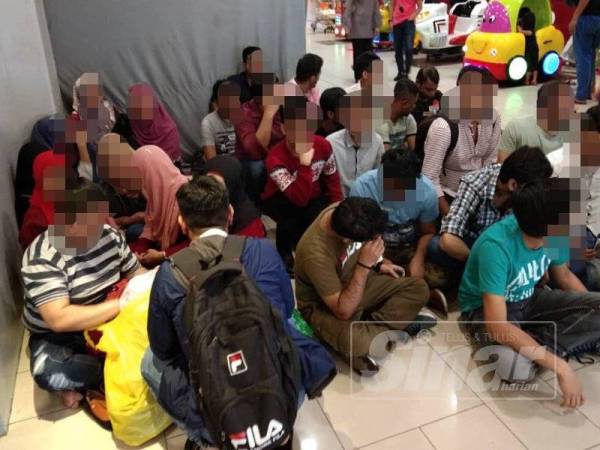 Antara PATI yang ditahan dalam operasi di pasar raya di ibu kota, baru-baru ini.