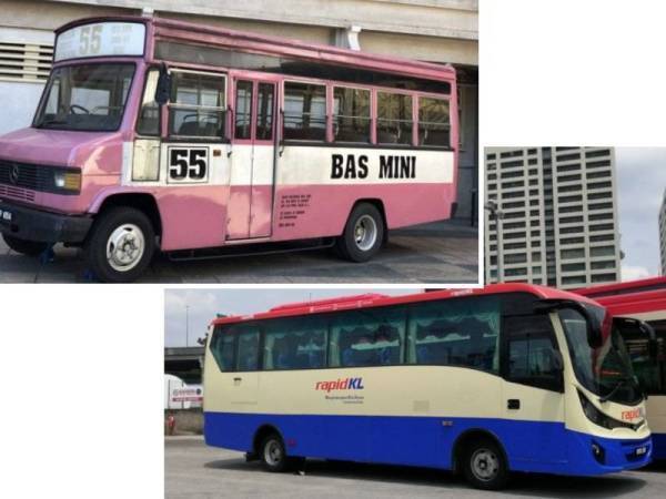 Bas mini yang akan digunakan untuk tempoh percubaan bagi laluan T300 hab Bukit Indah ke Ampang Point bermula 1 September ini.