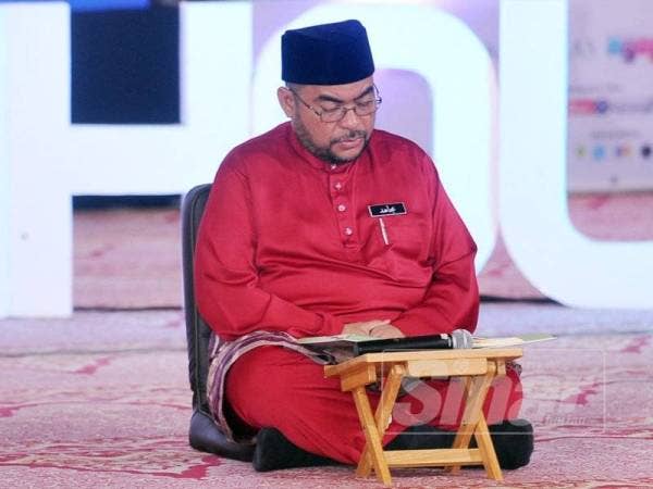 Mujahid hadir pada Malaysia #QuranHour yang diadakan di Masjid Putra, Putrajaya. - Foto Sinar Harian Rosli Talib