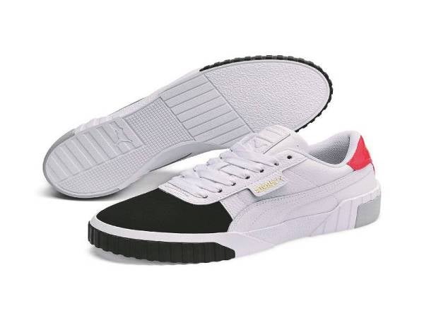 PUMA Cali Remix berwarna hitam lazimnya menjadi pilihan ramai pengguna.