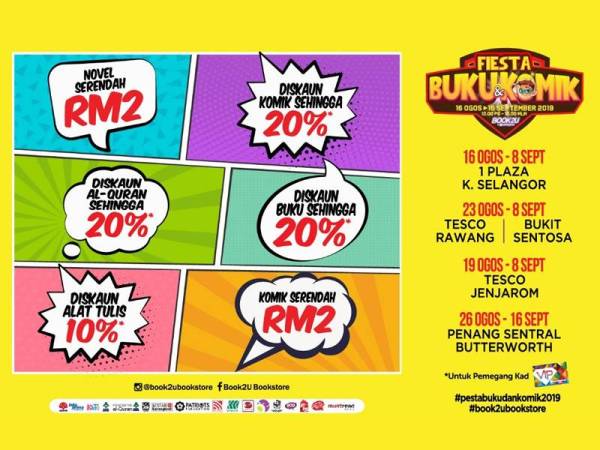 Pelbagai tawaran menarik menanti pengunjung.