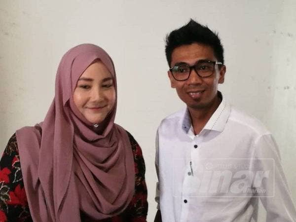 Nina Fazurina dan suaminya, Muhammad Haykal Zulkifli.