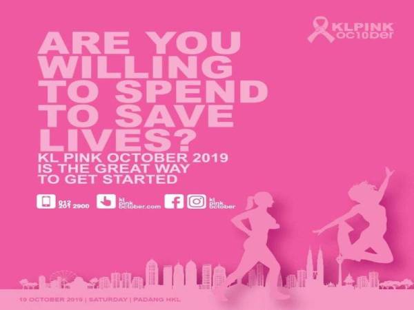 PIHAK penganjur menyasarkan seramai kira-kira 2,000 peserta yang terbabit pada KL Pink October yang diadakan pada bulan depan.
